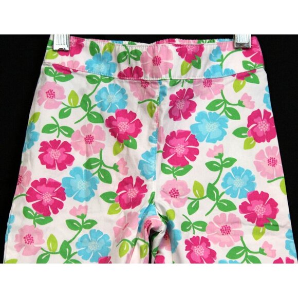 2008 Gymboree Tennis Match Pants sz 18-24 Months Flower Colorful Beach Elastic - Picture 2 of 4